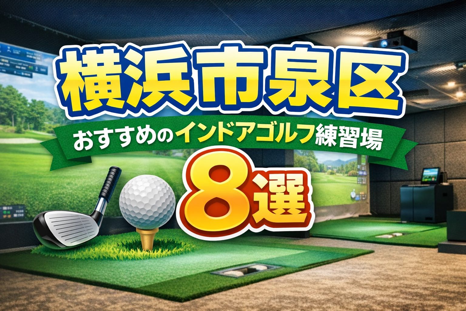 横浜市泉区おすすめのインドアゴルフ練習場8選
